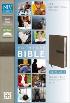 Bonded Leather NIV Thinline Bible, Compact Book