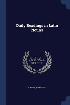Paperback Daily Readings in Latin Nouns Book