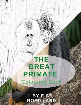 Paperback The Great Primates Colouring Book