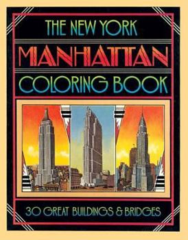 Paperback The New York City Manhattan Coloring Book