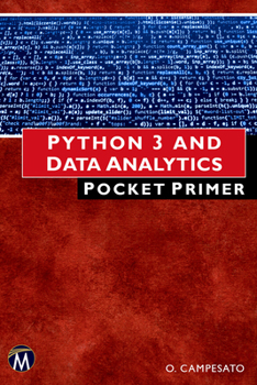 Paperback Python 3 and Data Analytics Pocket Primer Book