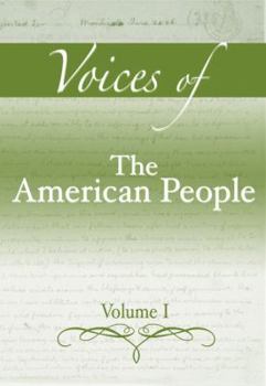 Paperback Voices of the American People, Volume 1 Book