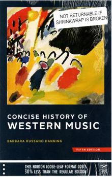 Loose Leaf Concise History of Western Music Book