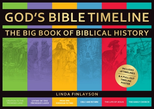 Hardcover God's Bible Timeline: The Big Book of Biblical History Book