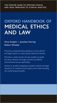 Paperback Oxford Handbook of Medical Ethics and Law Book