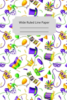 Mardi Gras Art Theme Notebook