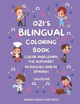 Paperback Ozi's Bilingual Coloring Book: Volume One Book