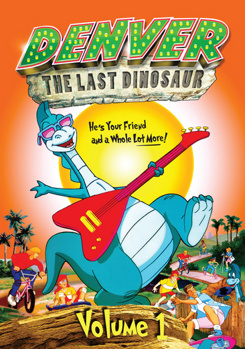DVD Denver the Last Dinosaur Volume 1 Book