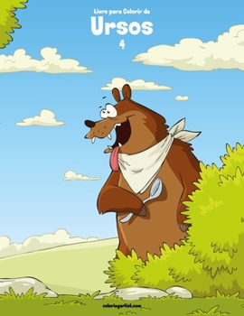 Paperback Livro para Colorir de Ursos 4 [Portuguese] Book