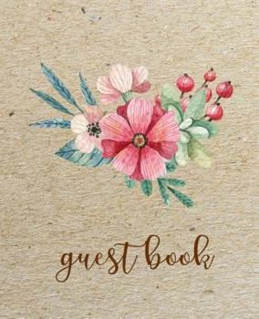 Paperback Guest Book: 150 Pages Vintage Guest Book for Weddings, Showers & More Book
