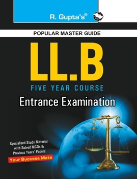 Paperback LLB Entrance Exam Guide: After 12th (5 Years Course) Book