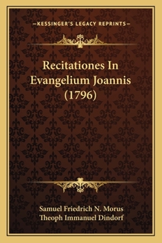 Paperback Recitationes In Evangelium Joannis (1796) [Latin] Book