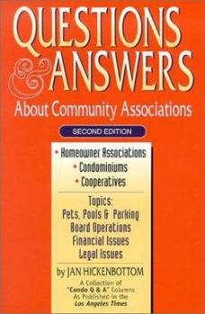 Paperback Questions & Answers: About Community Associations Book
