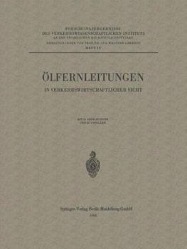 Paperback Ölfernleitungen in Verkehrswirtschaftlicher Sicht [German] Book