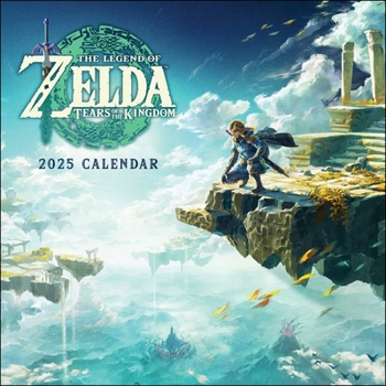 Calendar Legend of Zelda: Tears of the Kingdom 2025 Wall Calendar Book