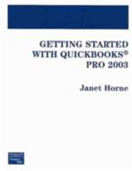 Paperback Getting Started with QuickBooks Pro 2003 Book
