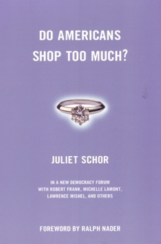 Paperback Do Americans Shop Too Much? Book