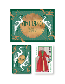 Paperback Art Deco Playing Cards Book