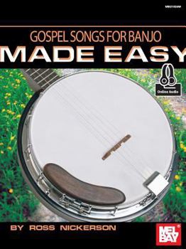 Paperback Gospel Songs for Banjo Made Easy Book