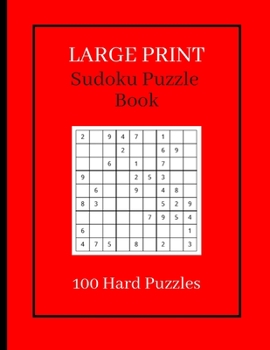 Paperback Sudoku Puzzle Book 100 Hard: Sudoku Book Gift: A fun Hard Sudoku Puzzle Book (Can You Solve Them). Book