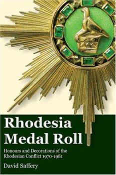 Paperback Rhodesia Medal Roll Book