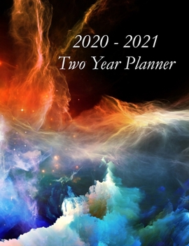 2020 – 2021 Two Year Planner: Nebula Energy Cover – Includes Major U.S. Holidays and Sporting Events