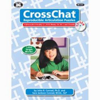Paperback CrossChat Reproducible Articulation Puzzles Book