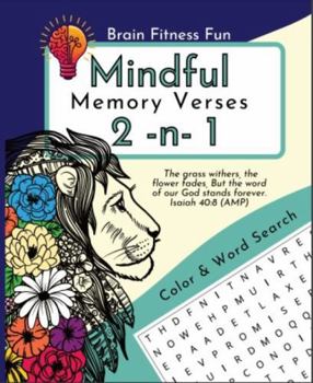 Brain Fitness Fun: Mindful Memory Verses 2-n-1: Color and Word Search Activity Book