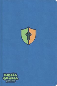 Imitation Leather Rvr 1960 Biblia Gracia Para Niños, Azul, Símil Piel [Spanish] Book
