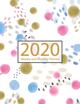 2020 Planner - Weekly & Monthly Planner: Calendar Schedule + Organizer (2019-2020 Academic Planners July 2019 through July 2020) Jan 1, 2020 to Dec ... | Inspirational Quotes and Navy Floral Cover