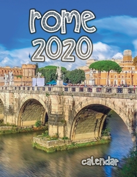 Paperback Rome 2020 Calendar Book