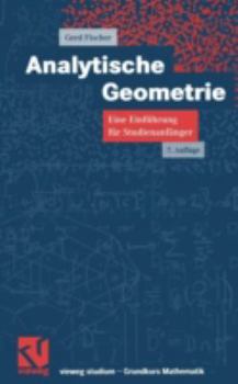 Paperback Analytische Geometrie [German] Book