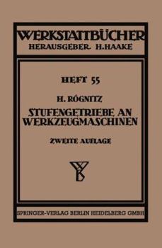 Paperback Stufengetriebe an Werkzeugmaschinen Mit Kreisender Hauptbewegung [German] Book