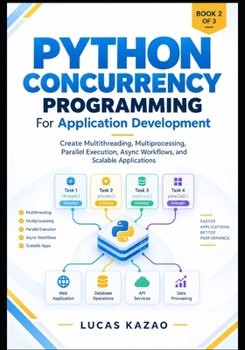 Paperback Python Concurrency Programming For Application Development: Create Multithreading, Multiprocessing, Parallel Execution, Async Workflows, and Scalable Book