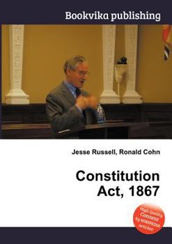 Paperback Constitution Act, 1867 Book