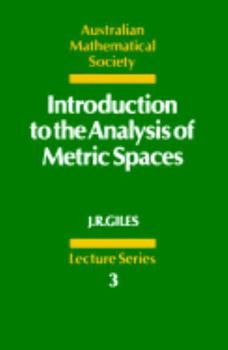 Paperback Introduction to the Analysis of Metric Spaces Book