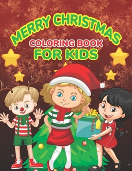 Paperback Beautiful Merry Christmas Coloring Book: Christmas Kids Activity easy & funny coloring pages Book