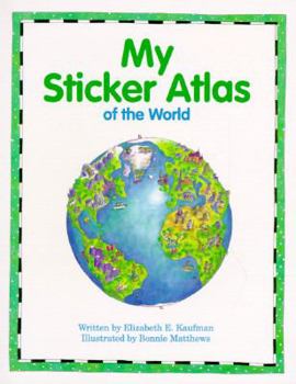 Paperback My Sticker Atlas of the World Book