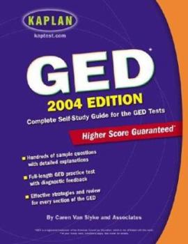 Paperback Kaplan GED 2004: Sixth Edition Book