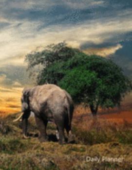 Planner: 2020 - 2021 Asian Elephant Daily Planner | Safari Forest & Bush Wildlife Animal South Africa Cover | January 20 - December 20 | Writing ... | Plan Days, Set Goals & Get Stuff Done
