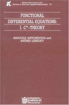 Hardcover Functional Differential Equations: I.C *theory Book