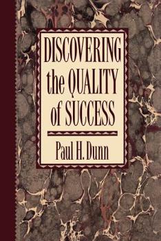 Hardcover Discovering the Quality of Success Book