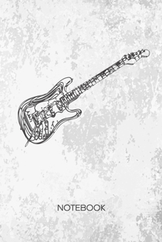 Paperback Bullet Dotted Journal: Guitarist Notebook Dotted Grid a5 6x9 120 Pages - Rock Music Planner Electric Guitar Diary Metal Music - Instrumentali Book