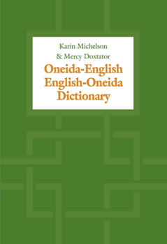 Hardcover Oneida-English/English-Oneida Dictionary Book