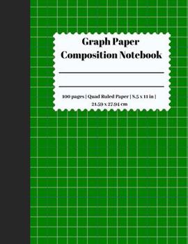 Paperback Graph Paper Composition Notebook: 5 Squares Per Inch / Graph Paper Quad Rule 5x5 / 8.5 x 11 / Bound Comp Notebook Book