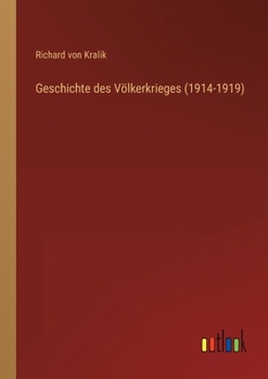 Paperback Geschichte des Völkerkrieges (1914-1919) [German] Book