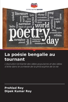 Paperback La poésie bengalie au tournant [French] Book