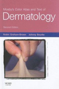 Paperback Mosby's Color Atlas and Text of Dermatology Book