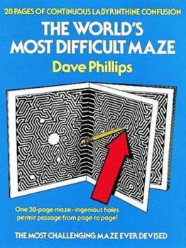 Paperback The World's Most Difficult Maze Book