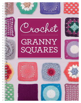 Spiral-bound Crochet Granny Squares Book
